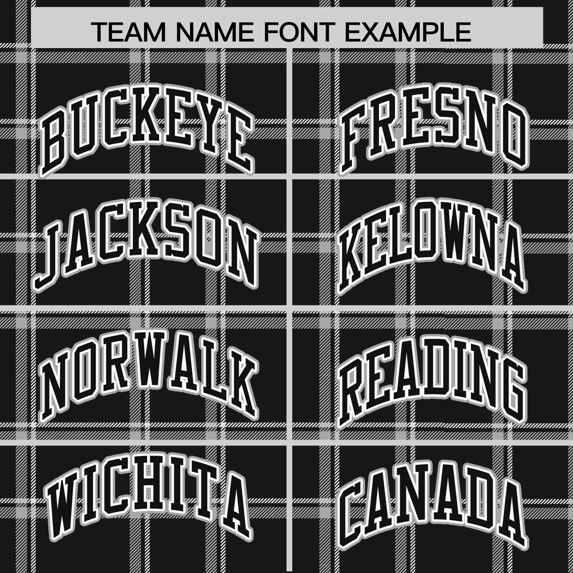 Custom Dark Gray-White Varsity Full-Snap Plaid Pattern Letterman Baseball Jacket