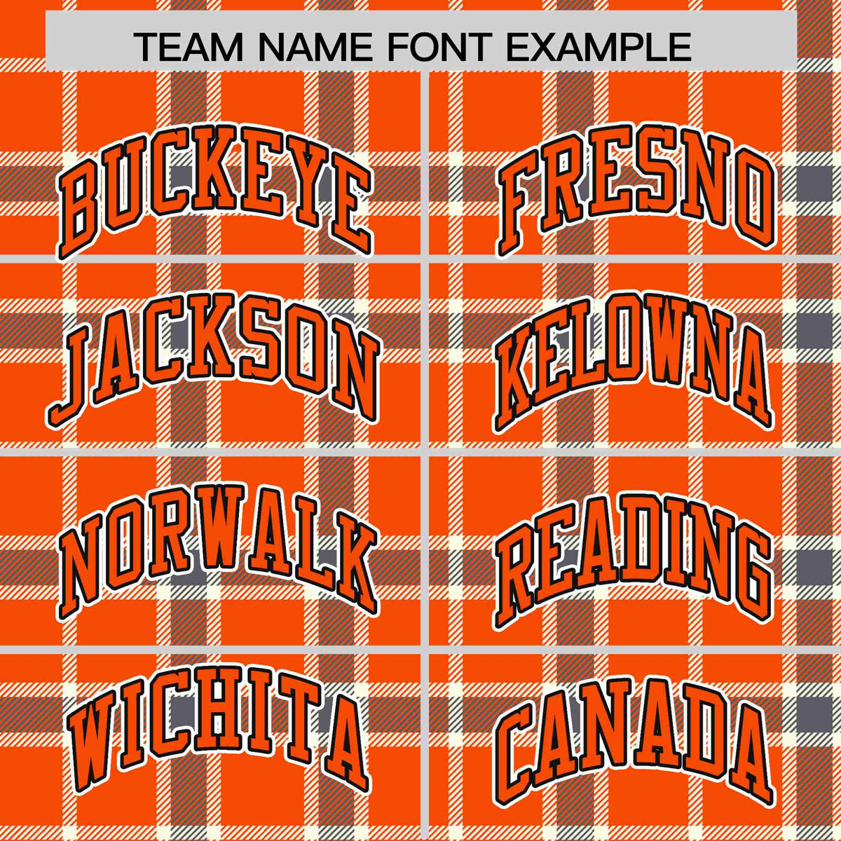 Custom Orange-Light Brown Varsity Full-Snap Plaid Pattern Letterman Baseball Jacket