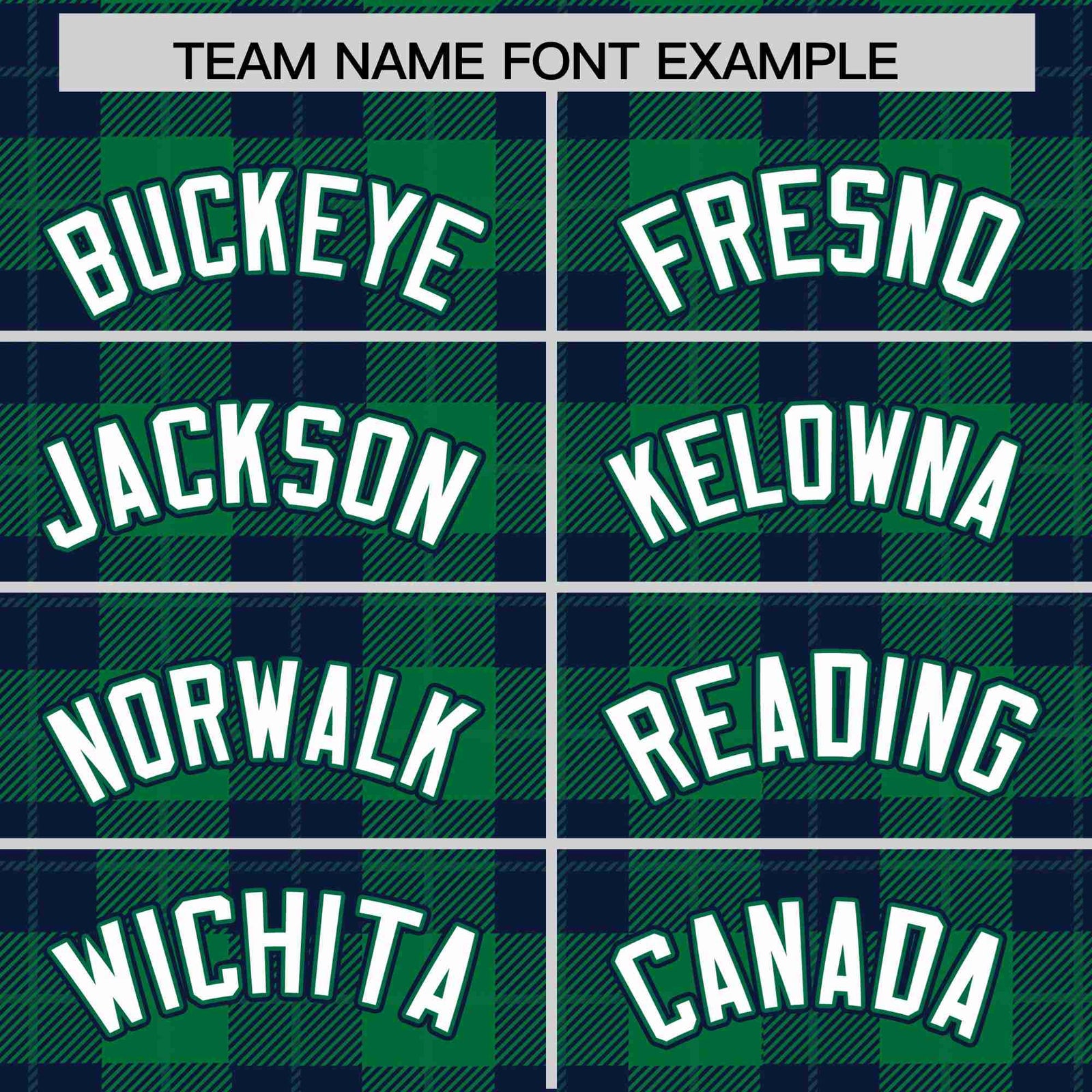 Custom Kelly Green-Navy Varsity Full-Snap Plaid Pattern Letterman Baseball Jacket