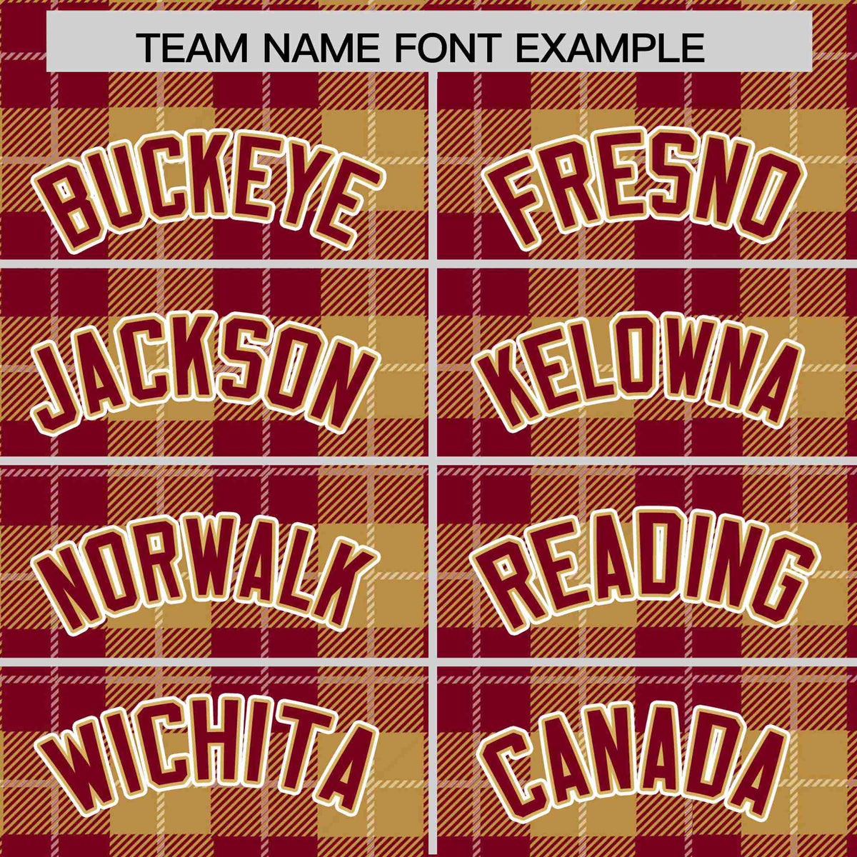 Custom Red-Gold Varsity Full-Snap Plaid Pattern Letterman Baseball Jacket