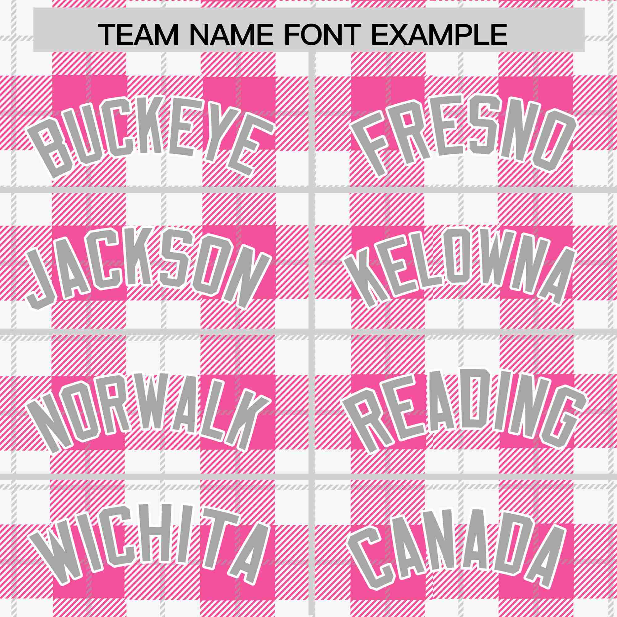 Custom Pink-White Varsity Full-Snap Plaid Pattern Letterman Baseball Jacket