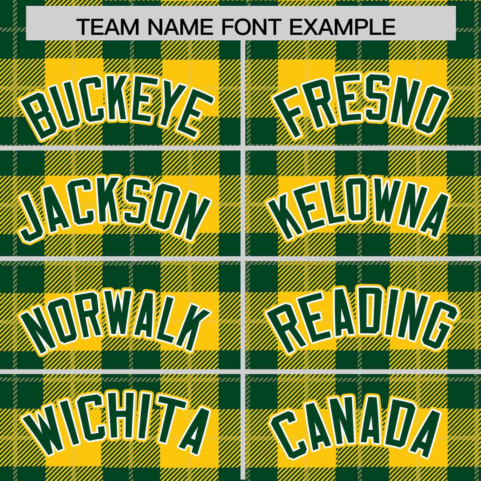 Custom Gold-Green Varsity Full-Snap Plaid Pattern Letterman Baseball Jacket