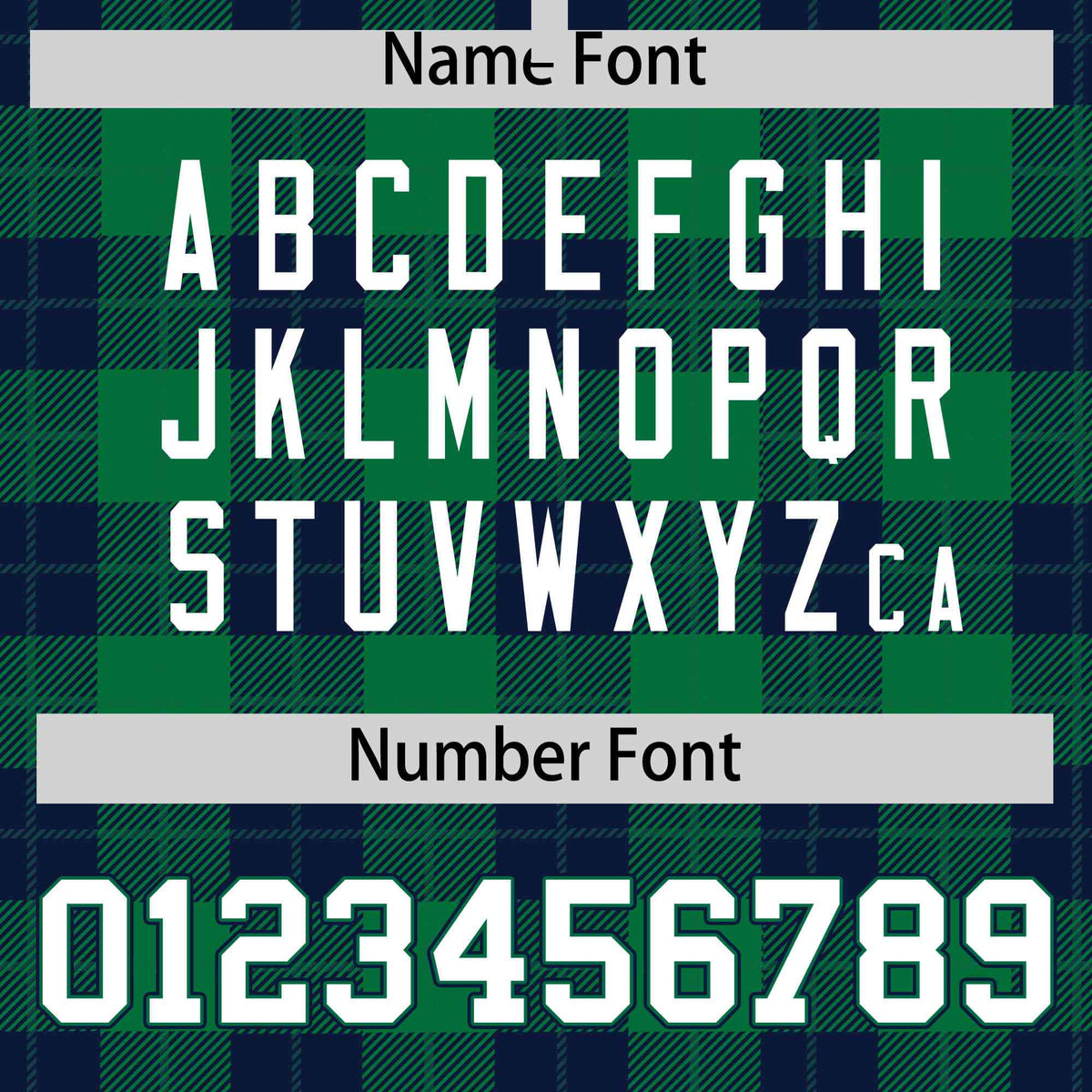 Custom Kelly Green-Navy Varsity Full-Snap Plaid Pattern Letterman Baseball Jacket