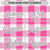 Custom Pink-White Varsity Full-Snap Plaid Pattern Letterman Baseball Jacket