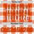 Custom Orange-White Varsity Full-Snap Plaid Pattern Letterman Baseball Jacket