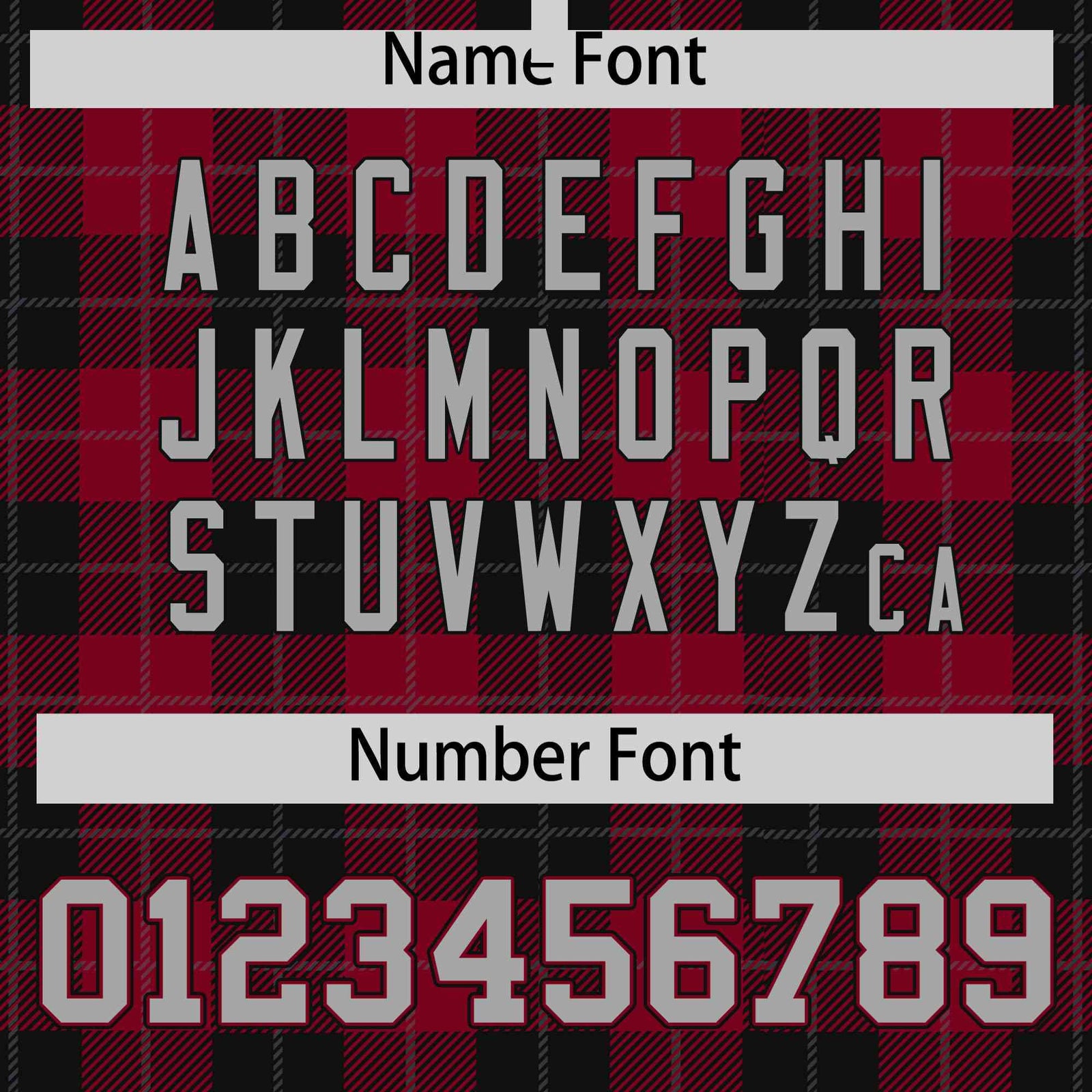 Custom Crimson-Black Varsity Full-Snap Plaid Pattern Letterman Baseball Jacket