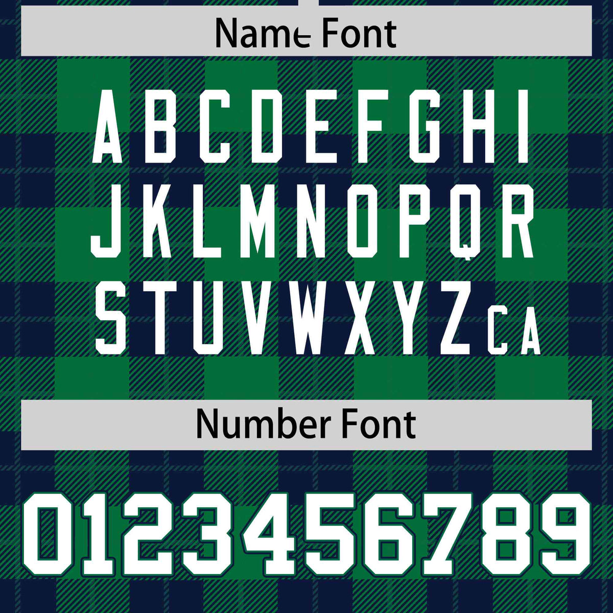 Custom Kelly Green-Navy Varsity Full-Snap Plaid Pattern Letterman Baseball Jacket