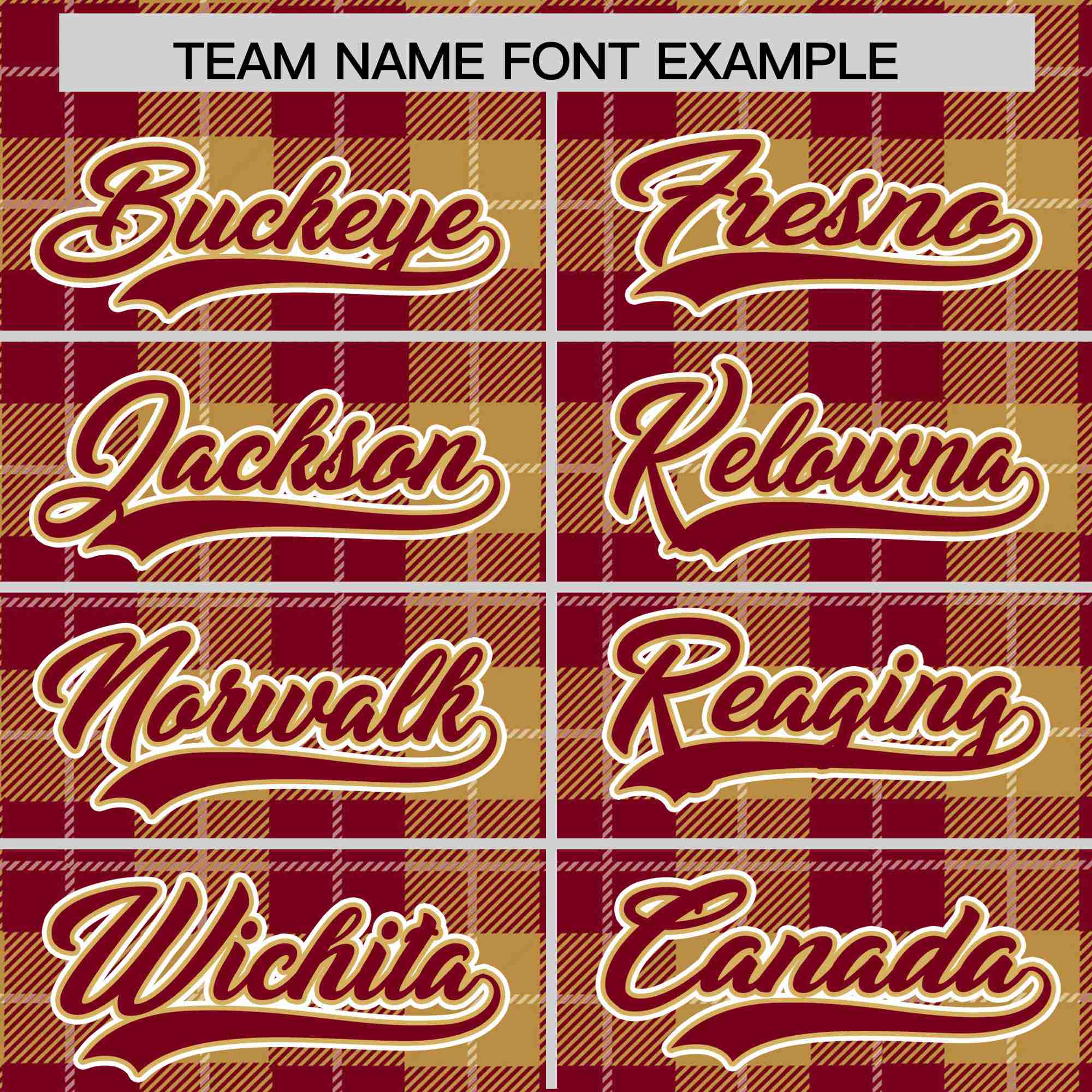 Custom Red-Gold Varsity Full-Snap Plaid Pattern Letterman Baseball Jacket