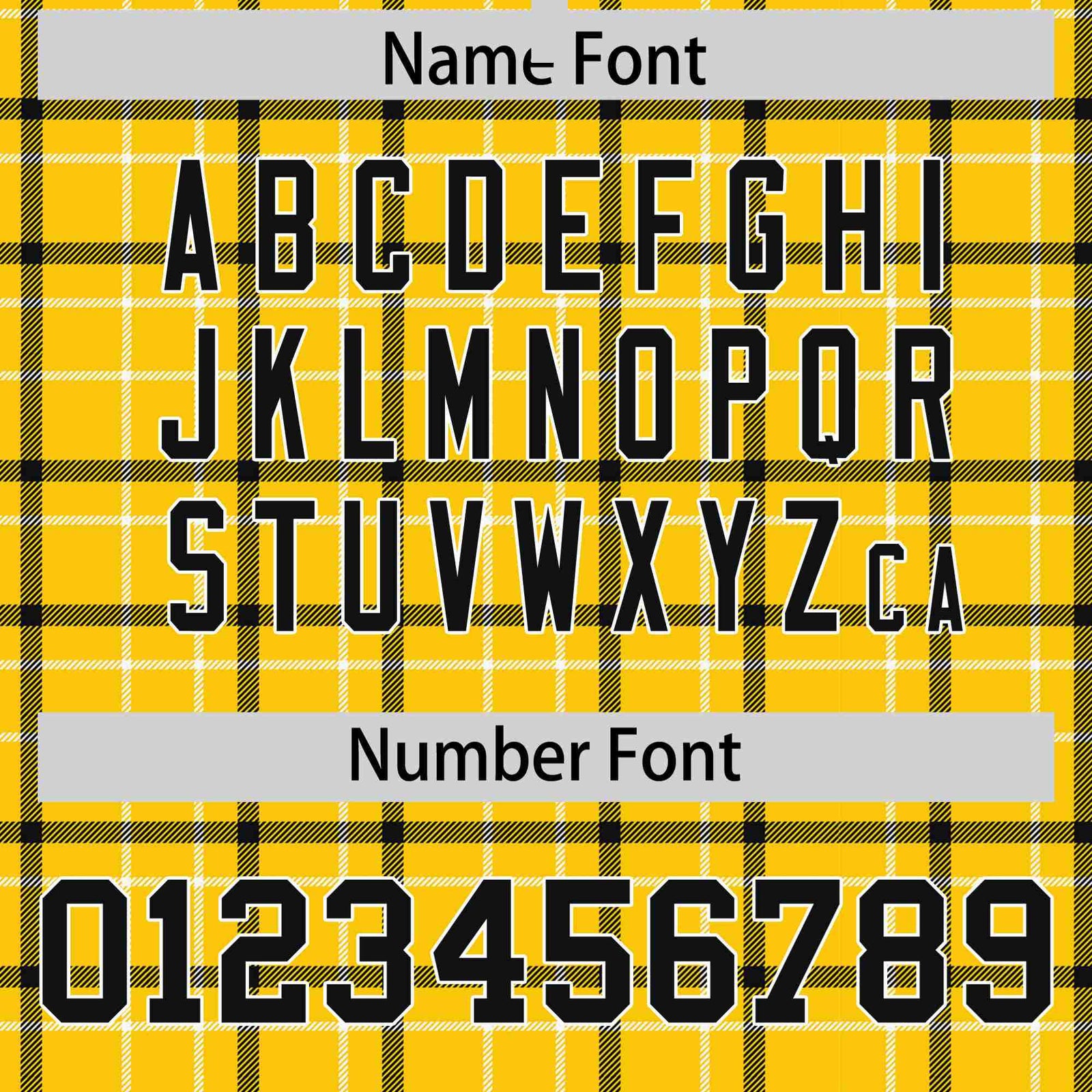 Custom Gold-Black Varsity Full-Snap Plaid Pattern Letterman Baseball Jacket