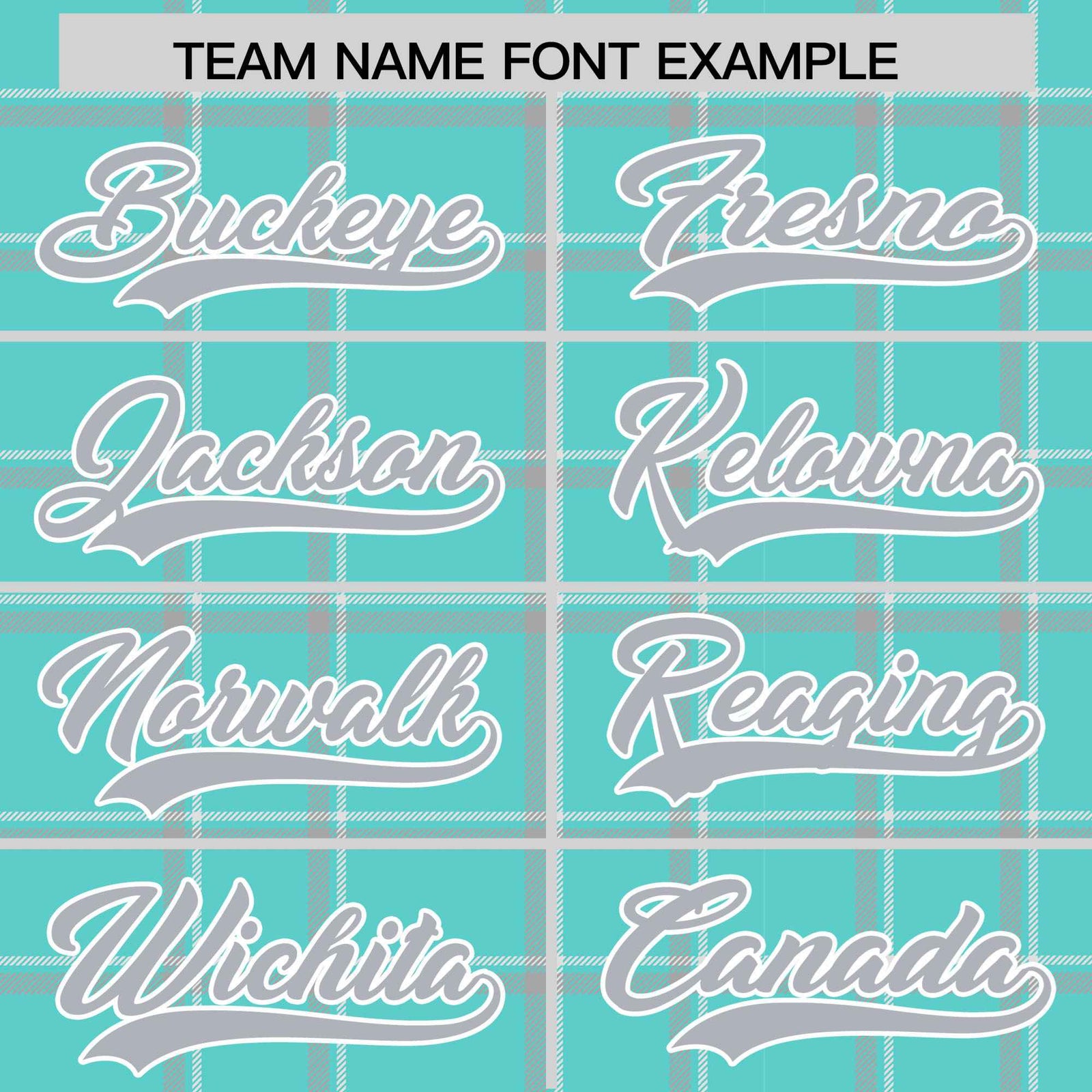 Custom Aqua-Gray Varsity Full-Snap Plaid Pattern Letterman Baseball Jacket