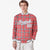 Custom Light Red-Crimson Varsity Full-Snap Plaid Pattern Letterman Baseball Jacket