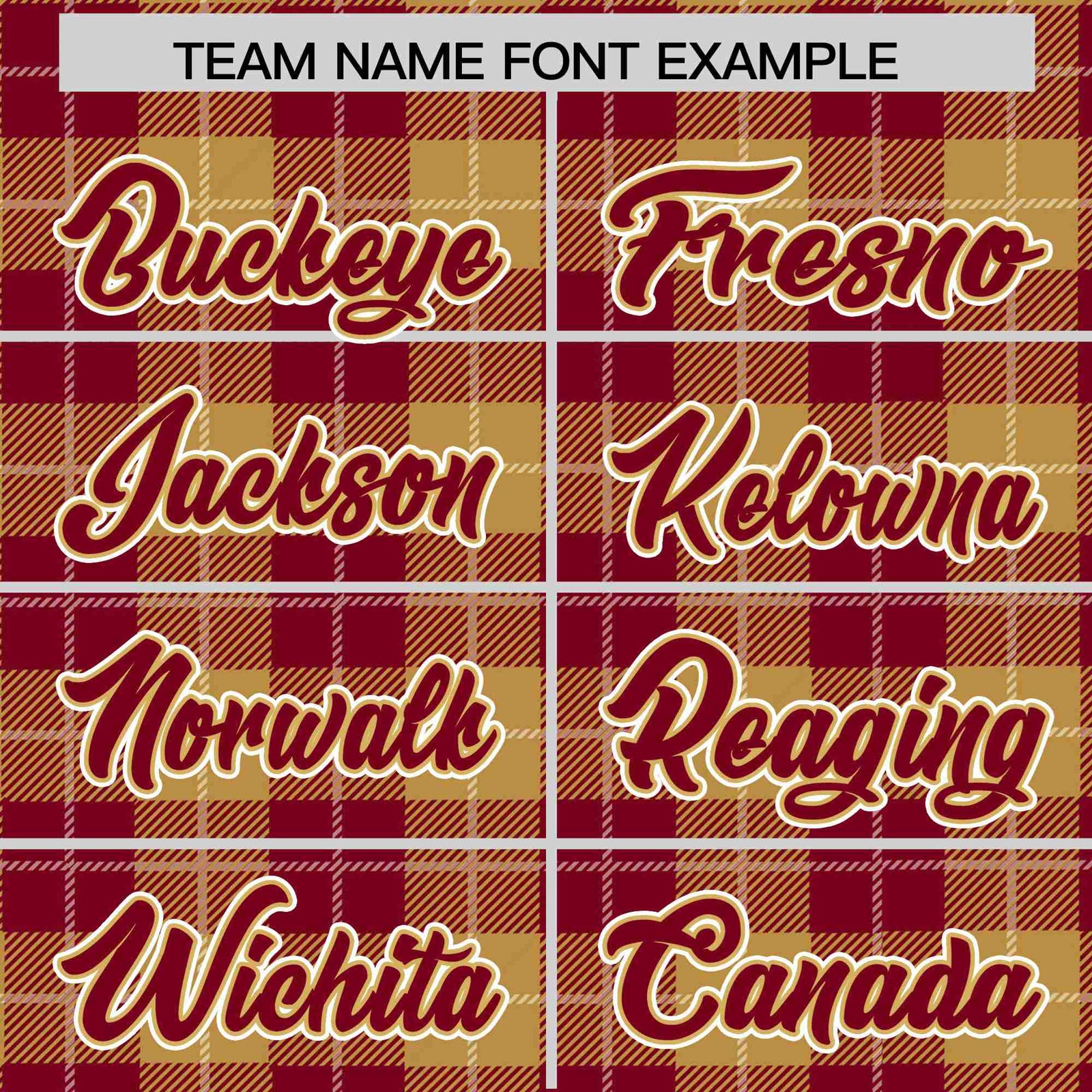 Custom Red-Gold Varsity Full-Snap Plaid Pattern Letterman Baseball Jacket