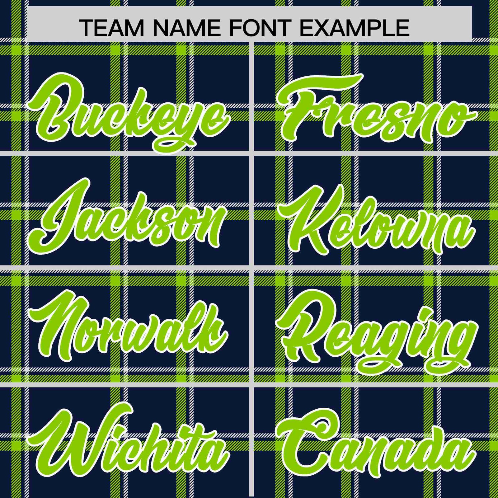 Custom Navy-Kelly Green Varsity Full-Snap Plaid Pattern Letterman Baseball Jacket