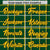 Custom Green-Gold Varsity Full-Snap Plaid Pattern Letterman Baseball Jacket