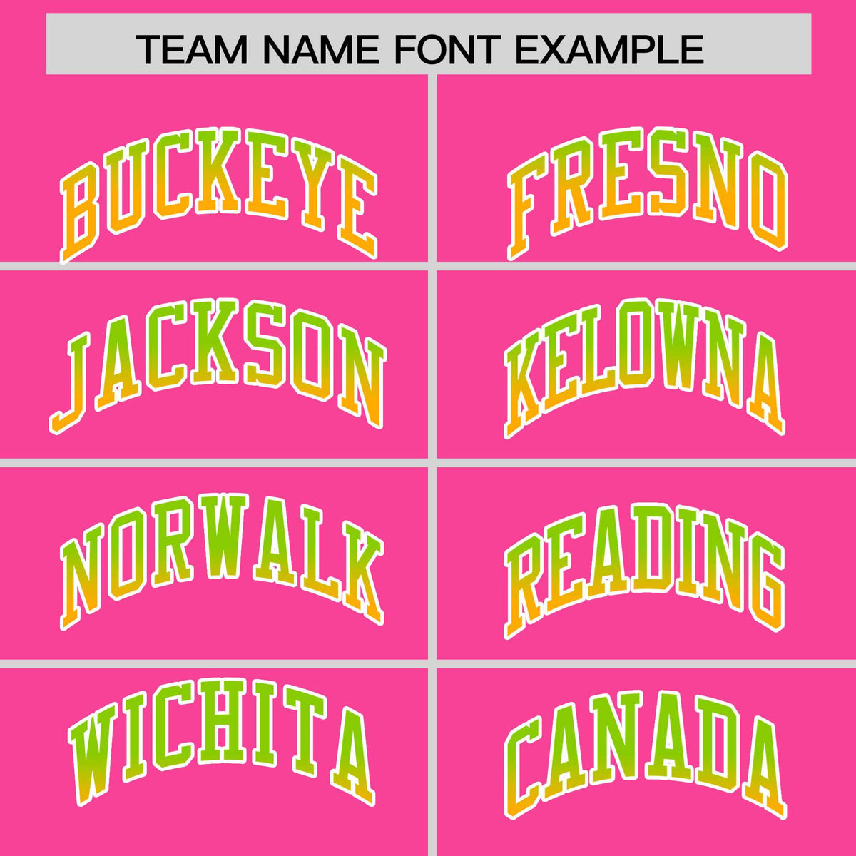 Custom Pink Neon Green-Yellow Varsity Full-Snap Sleeve Gradient Fashion Letterman Baseball Jacket