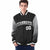 Custom Black Gray-Dark Gray Varsity Full-Snap Sleeve Gradient Fashion Letterman Baseball Jacket