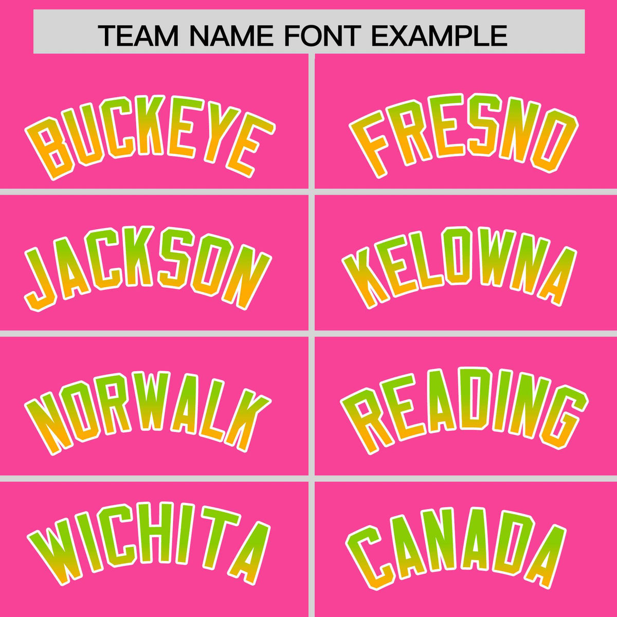 Custom Pink Neon Green-Yellow Varsity Full-Snap Sleeve Gradient Fashion Letterman Baseball Jacket