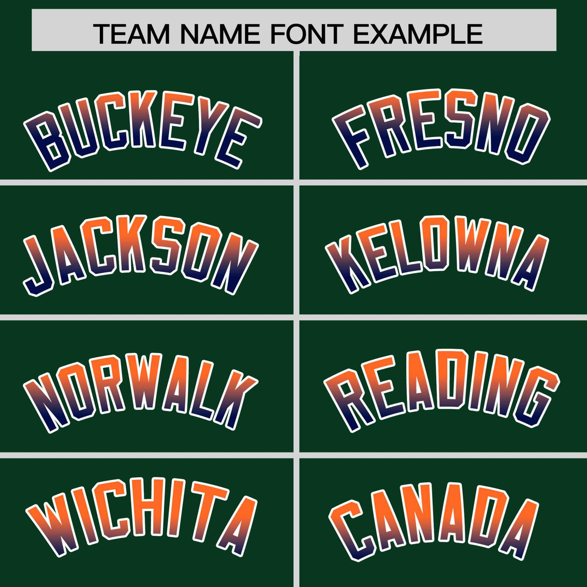 Custom Green Orange-Royal Blue Varsity Full-Snap Sleeve Gradient Fashion Letterman Baseball Jacket