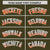 Custom Olive Gray-Orange Varsity Full-Snap Sleeve Gradient Fashion Letterman Baseball Jacket