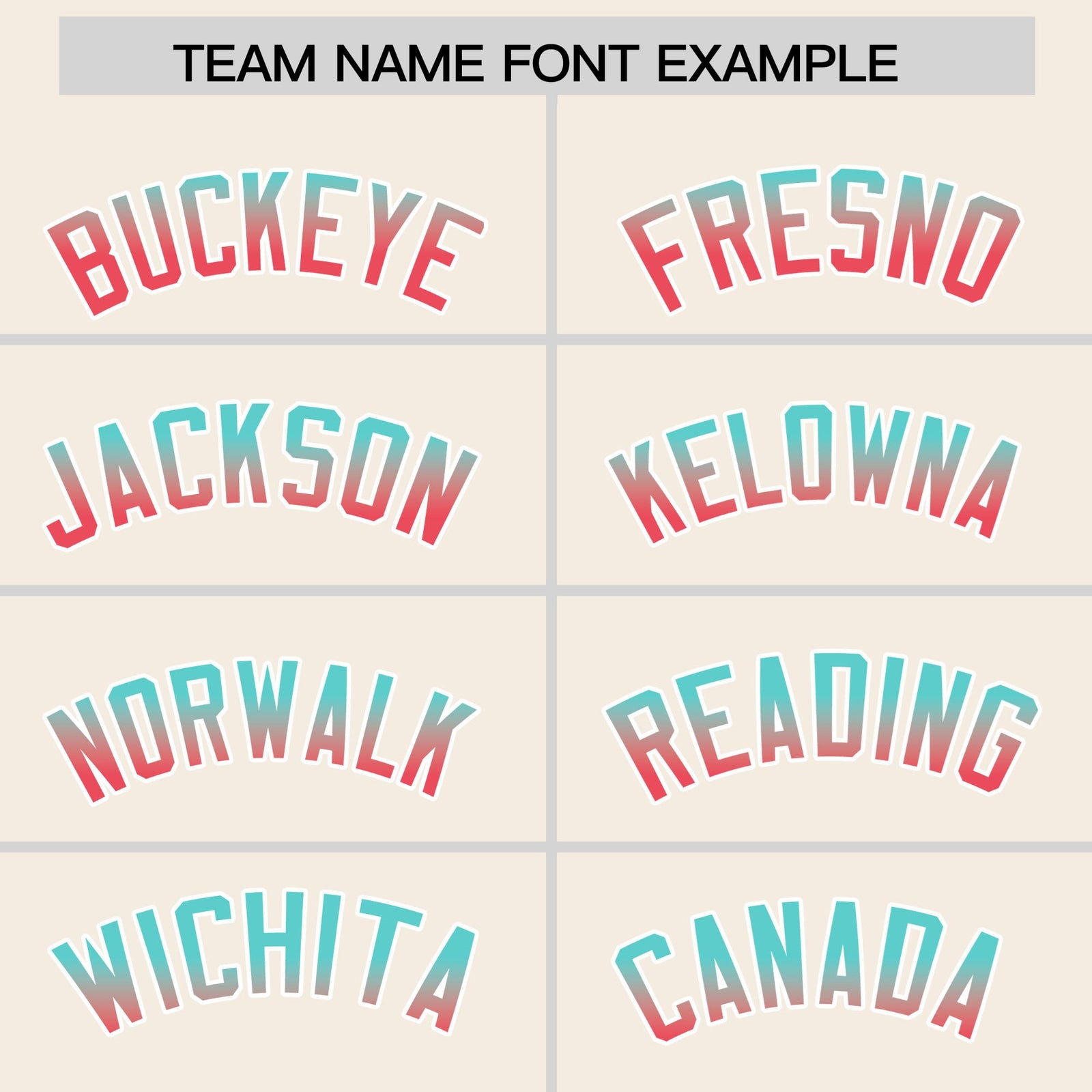 Custom Cream Aqua-Light Red Varsity Full-Snap Sleeve Gradient Fashion Letterman Baseball Jacket