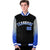 Custom Black Gray-Royal Blue Varsity Full-Snap Sleeve Gradient Fashion Letterman Baseball Jacket