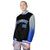 Custom Black Gray-Royal Blue Varsity Full-Snap Sleeve Gradient Fashion Letterman Baseball Jacket