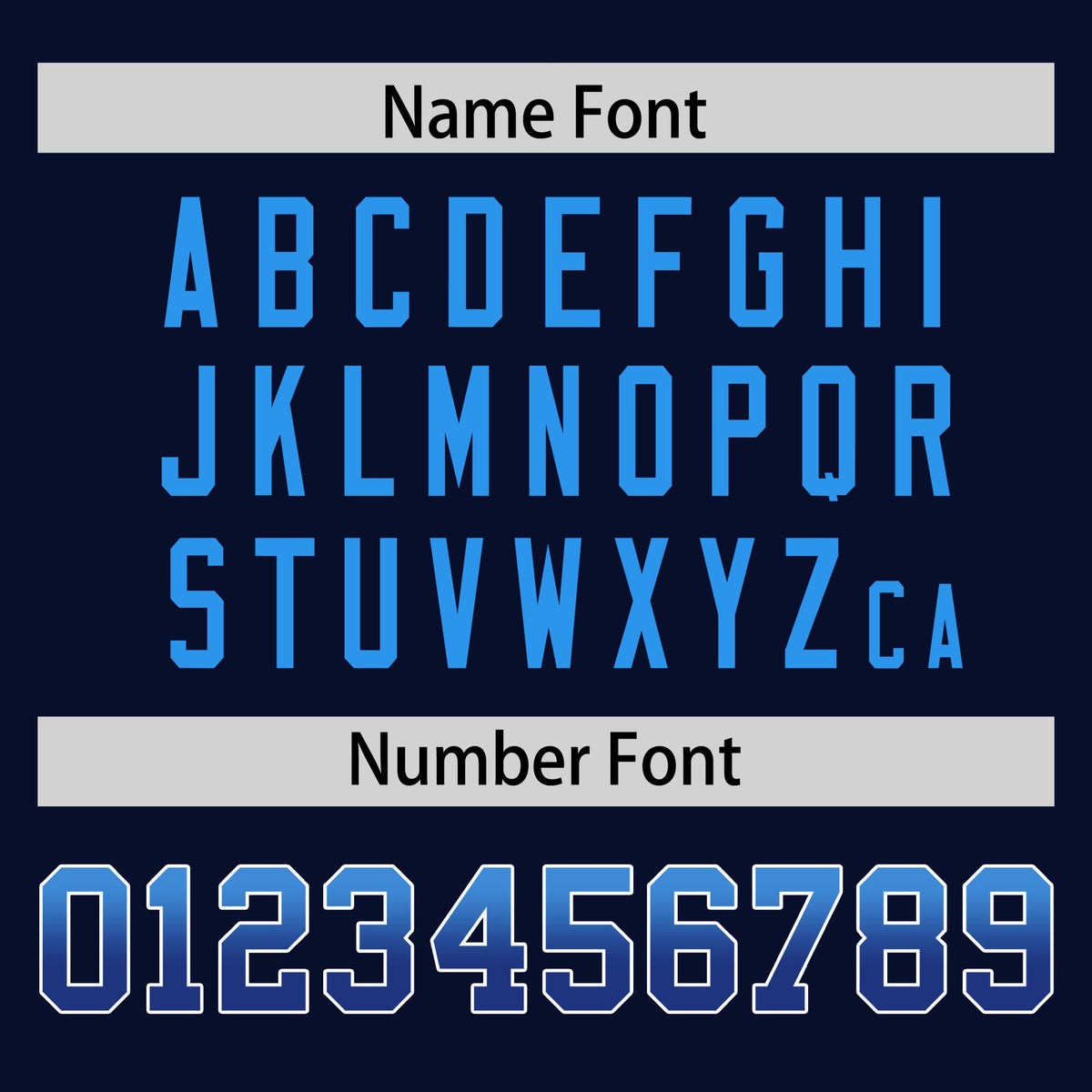 Custom Navy Light Blue-Royal Blue Varsity Full-Snap Sleeve Gradient Fashion Letterman Baseball Jacket