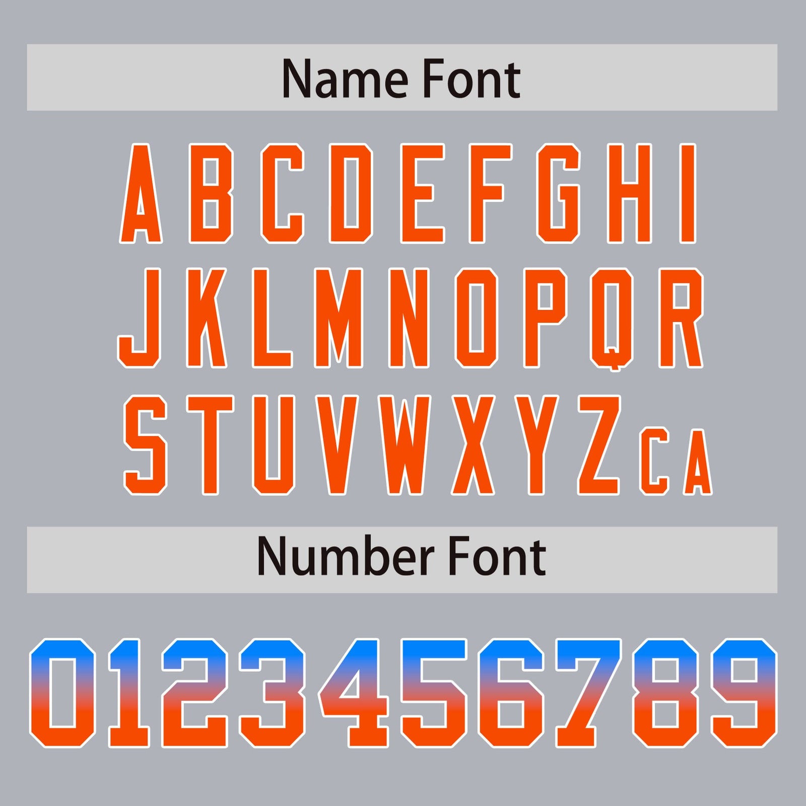 Custom Gray Powder Blue-Orange Varsity Full-Snap Sleeve Gradient Fashion Letterman Baseball Jacket