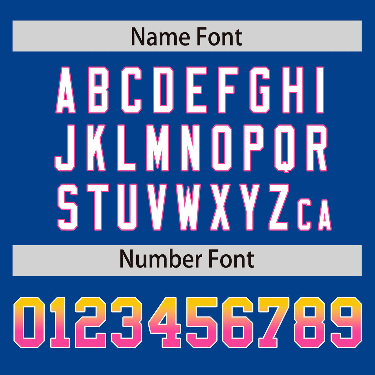 Custom Royal Blue Yellow-Pink Varsity Full-Snap Sleeve Gradient Fashion Letterman Baseball Jacket