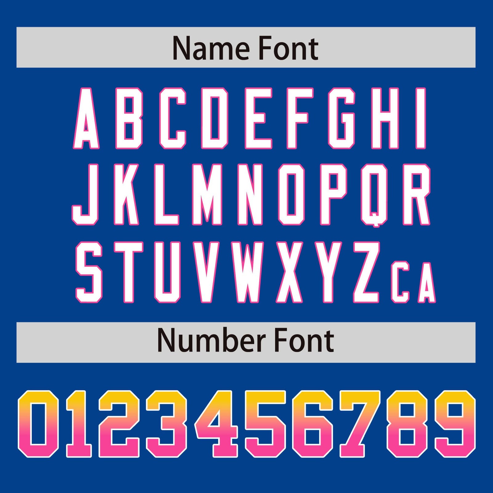 Custom Royal Blue Yellow-Pink Varsity Full-Snap Sleeve Gradient Fashion Letterman Baseball Jacket