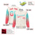 Custom Cream Aqua-Light Red Varsity Full-Snap Sleeve Gradient Fashion Letterman Baseball Jacket