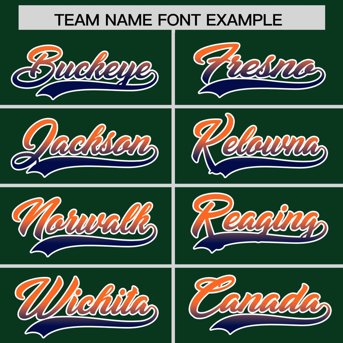 Custom Green Orange-Royal Blue Varsity Full-Snap Sleeve Gradient Fashion Letterman Baseball Jacket