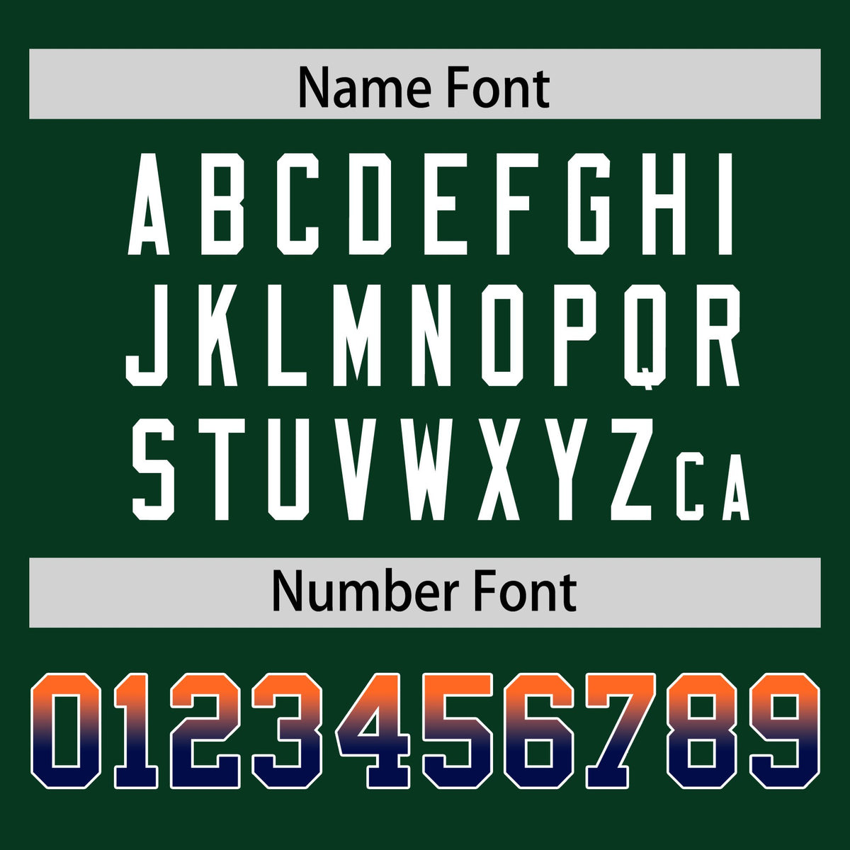 Custom Green Orange-Royal Blue Varsity Full-Snap Sleeve Gradient Fashion Letterman Baseball Jacket