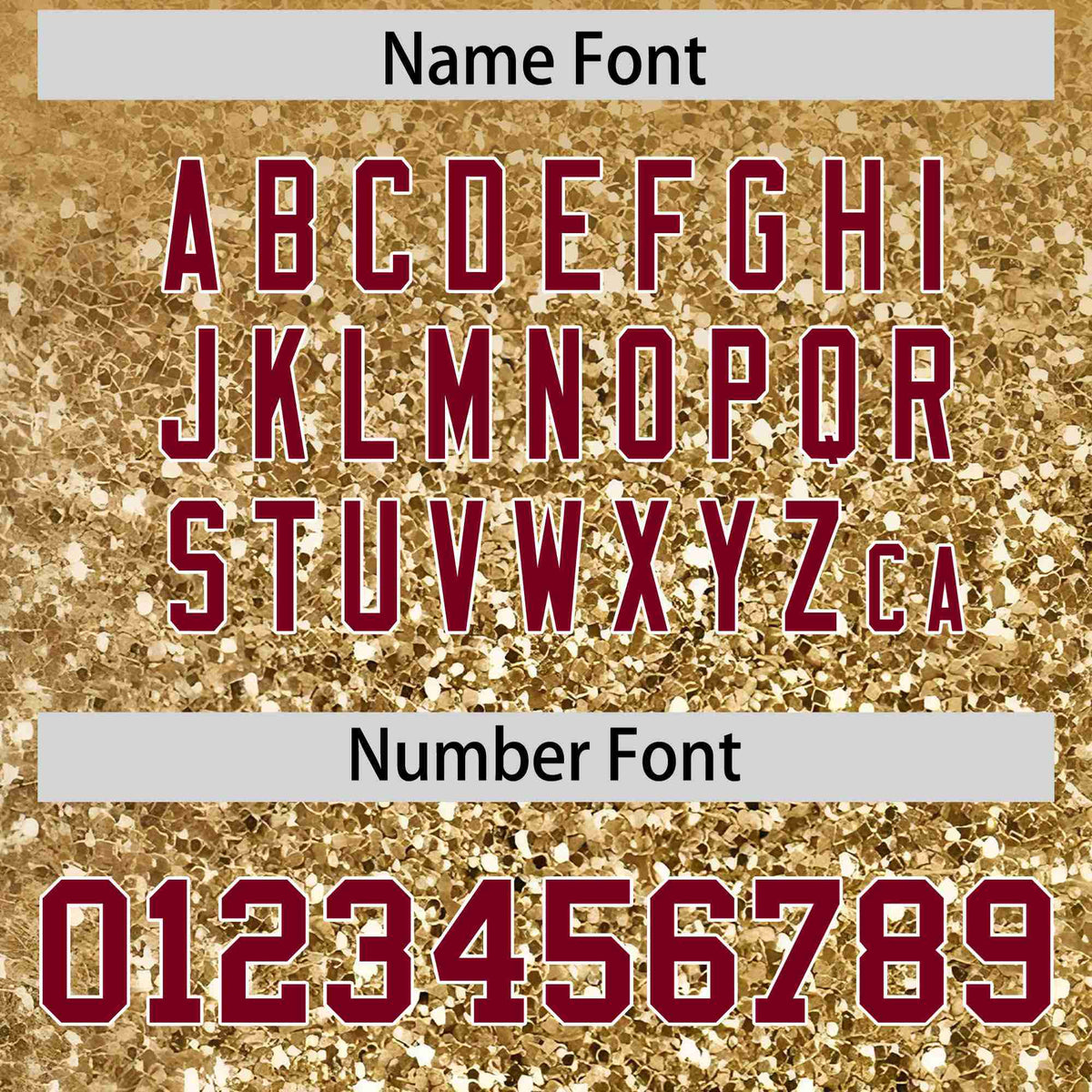 Custom Old-Gold Varsity Full-Snap Sequins Pattern Letterman Baseball Jacket