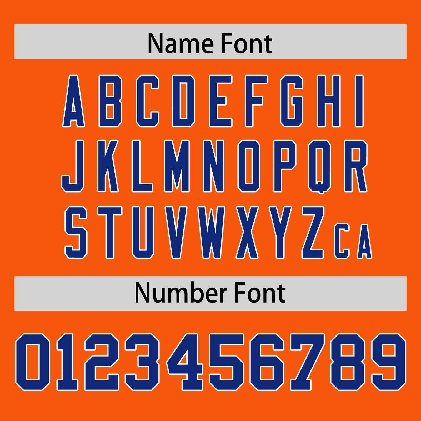 Custom Orange Royal Blue-White Varsity Full-Snap Color Block Letterman Jacket