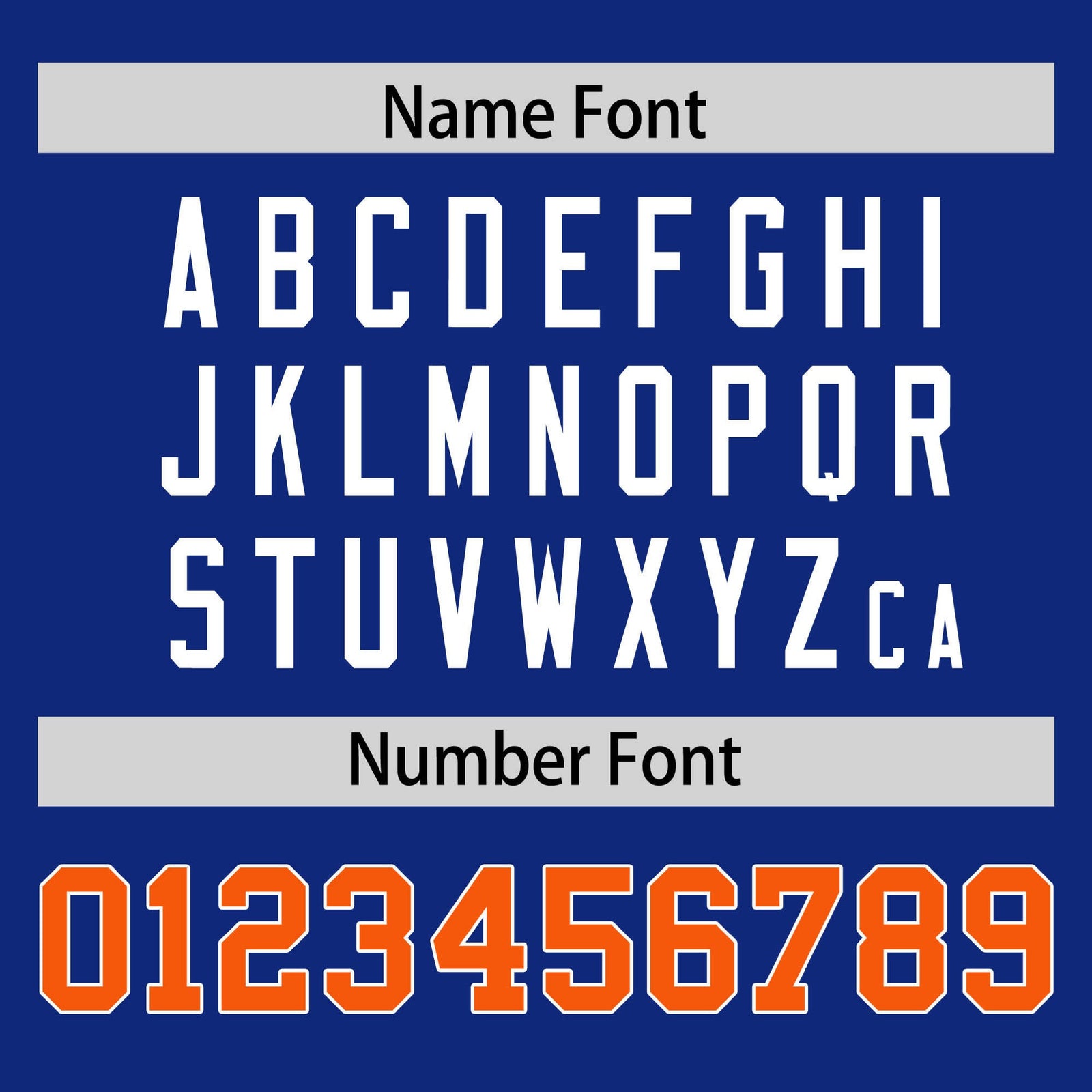 Custom Royal Blue Orange-White Varsity Full-Snap Color Block Letterman Jacket