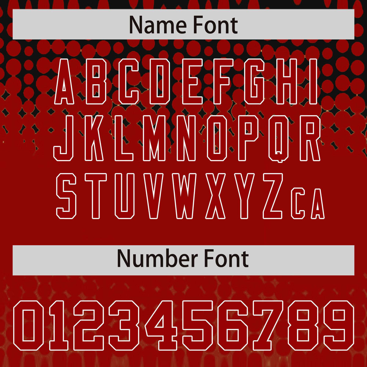 Custom Black Red Gradient Varsity Full-Snap Polka Dot Pattern Letterman Baseball Jacket