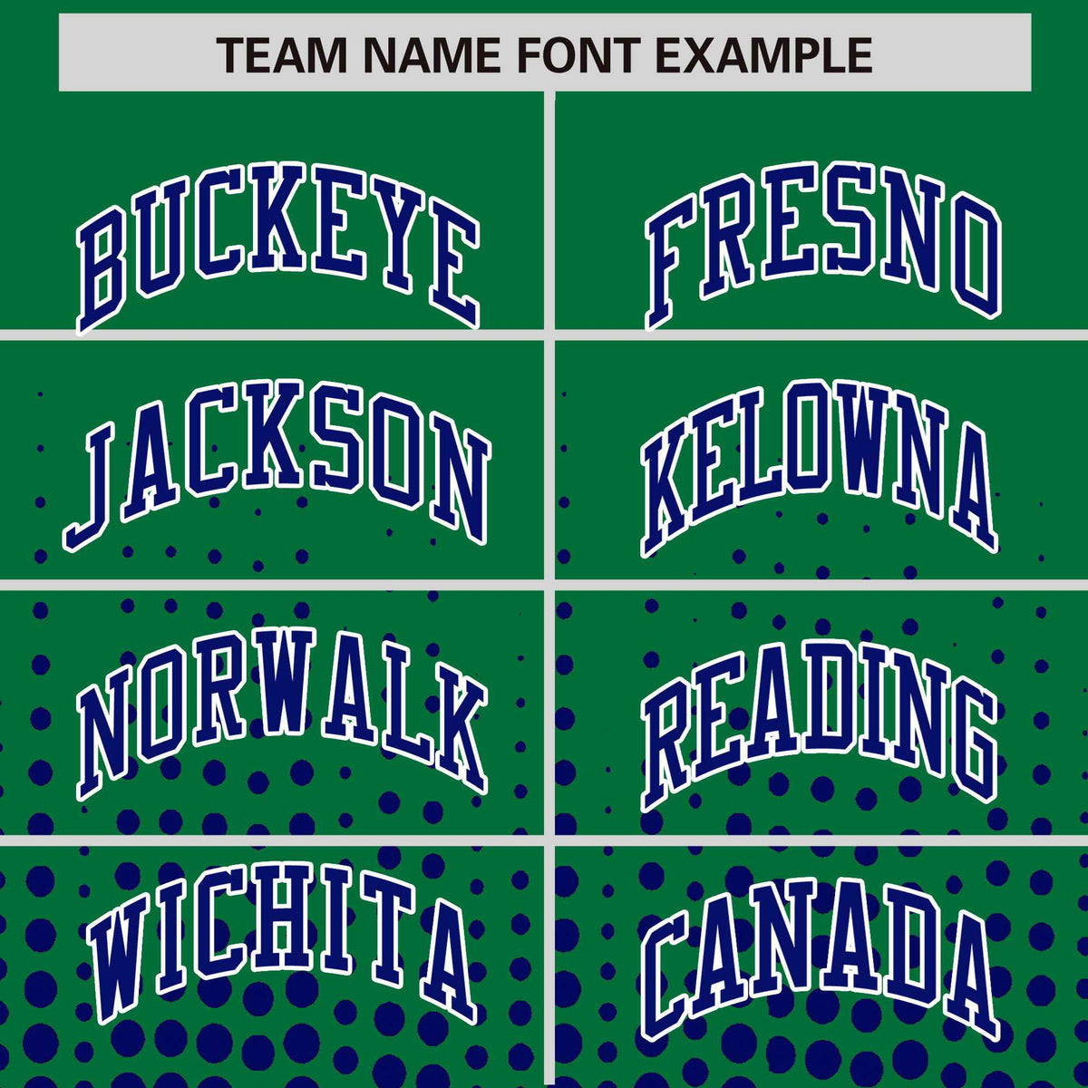 Custom Kelly Green Royal Blue Gradient Varsity Full-Snap Polka Dot Pattern Letterman Baseball Jacket