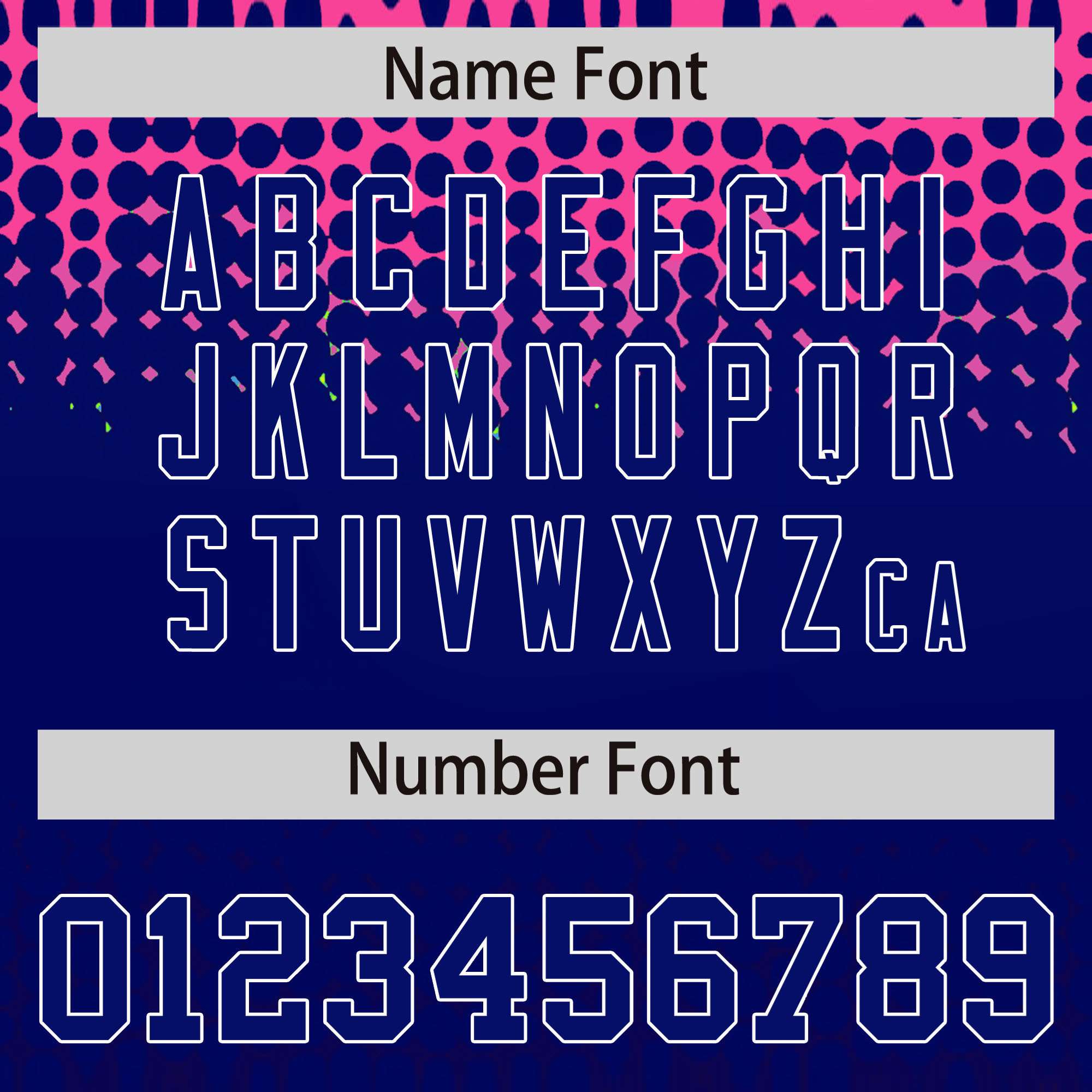 Custom Pink Royal Blue Gradient Varsity Full-Snap Polka Dot Pattern Letterman Baseball Jacket