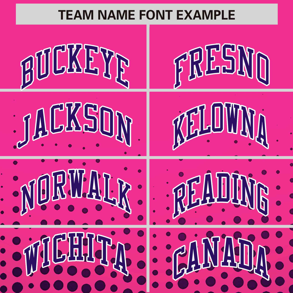 Custom Pink Purple Gradient Varsity Full-Snap Polka Dot Pattern Letterman Baseball Jacket