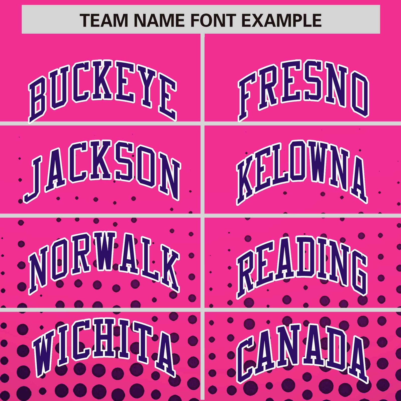 Custom Pink Purple Gradient Varsity Full-Snap Polka Dot Pattern Letterman Baseball Jacket