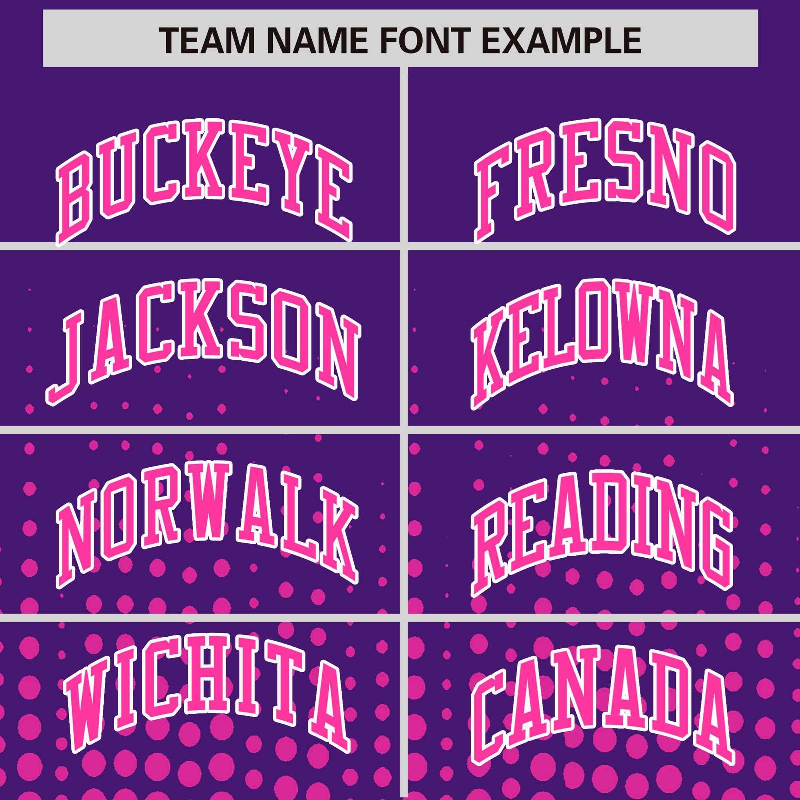 Custom Purple Pink Gradient Varsity Full-Snap Polka Dot Pattern Letterman Baseball Jacket