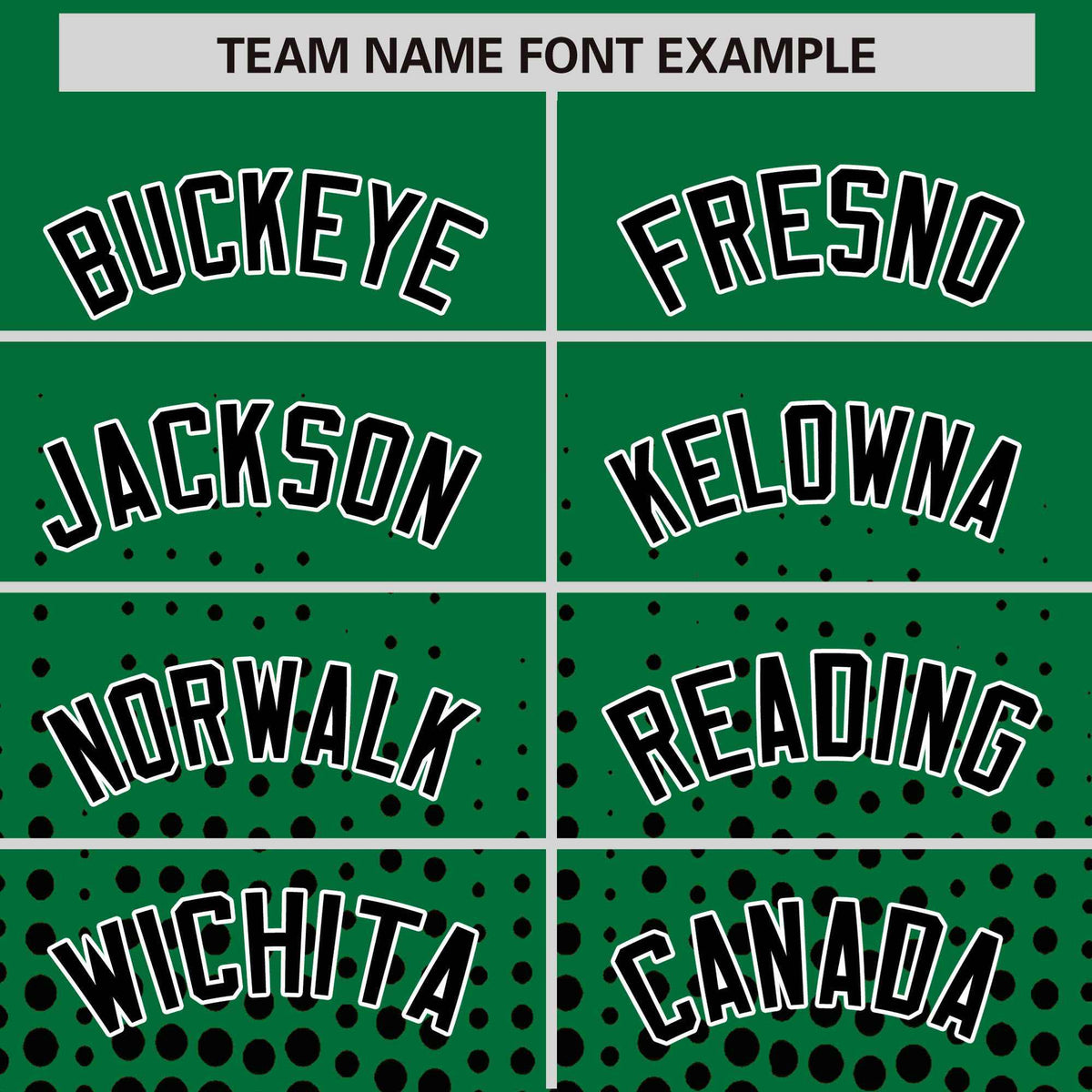 Custom Kelly Green Black Gradient Varsity Full-Snap Polka Dot Pattern Letterman Baseball Jacket