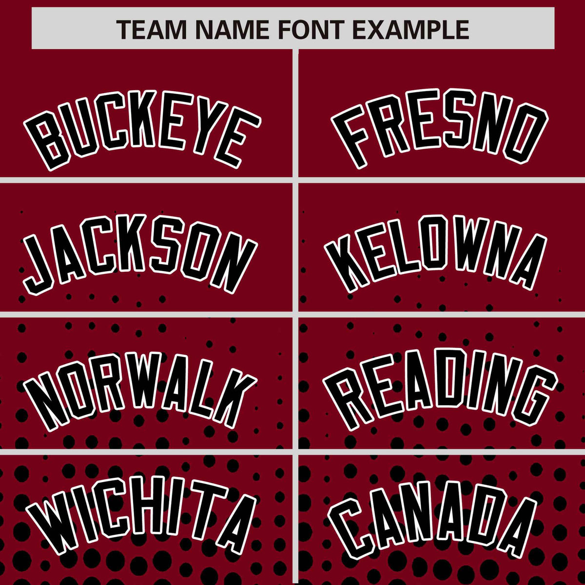 Custom Crimson Black Gradient Varsity Full-Snap Polka Dot Pattern Letterman Baseball Jacket