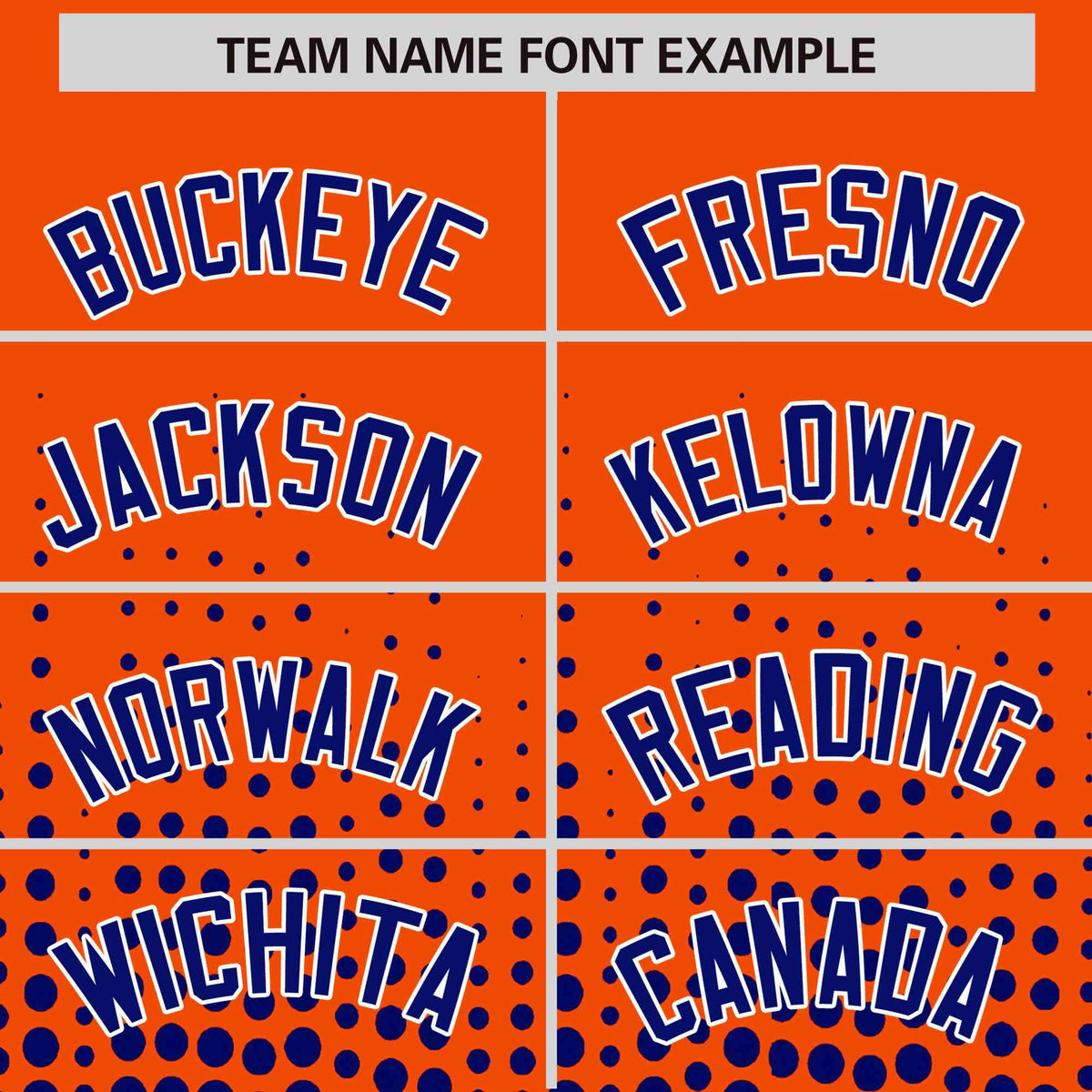 Custom Orange Royal Blue Gradient Varsity Full-Snap Polka Dot Pattern Letterman Baseball Jacket