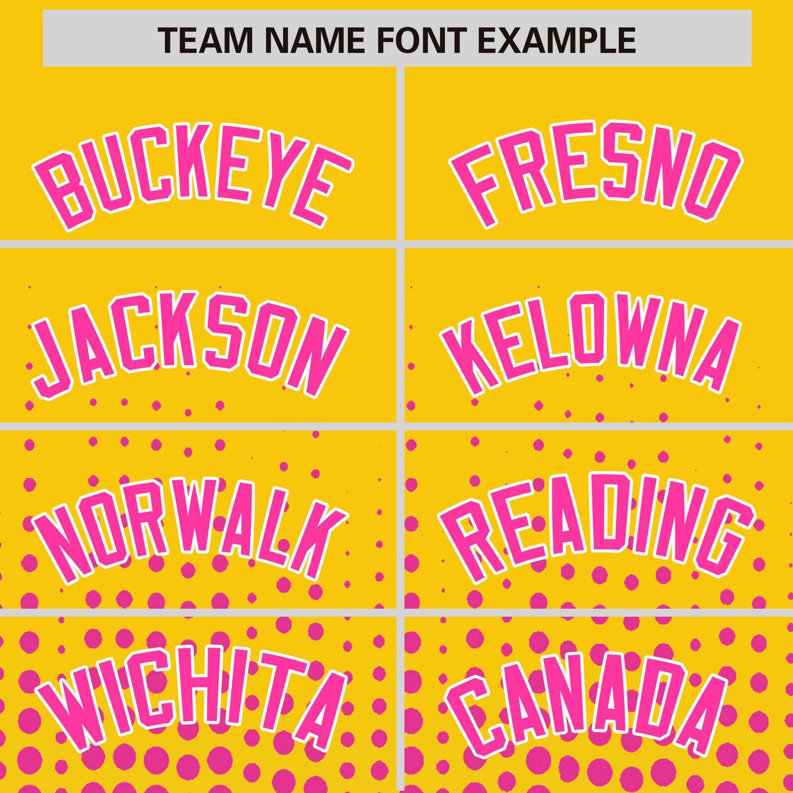 Custom Yellow Pink Gradient Varsity Full-Snap Polka Dot Pattern Letterman Baseball Jacket