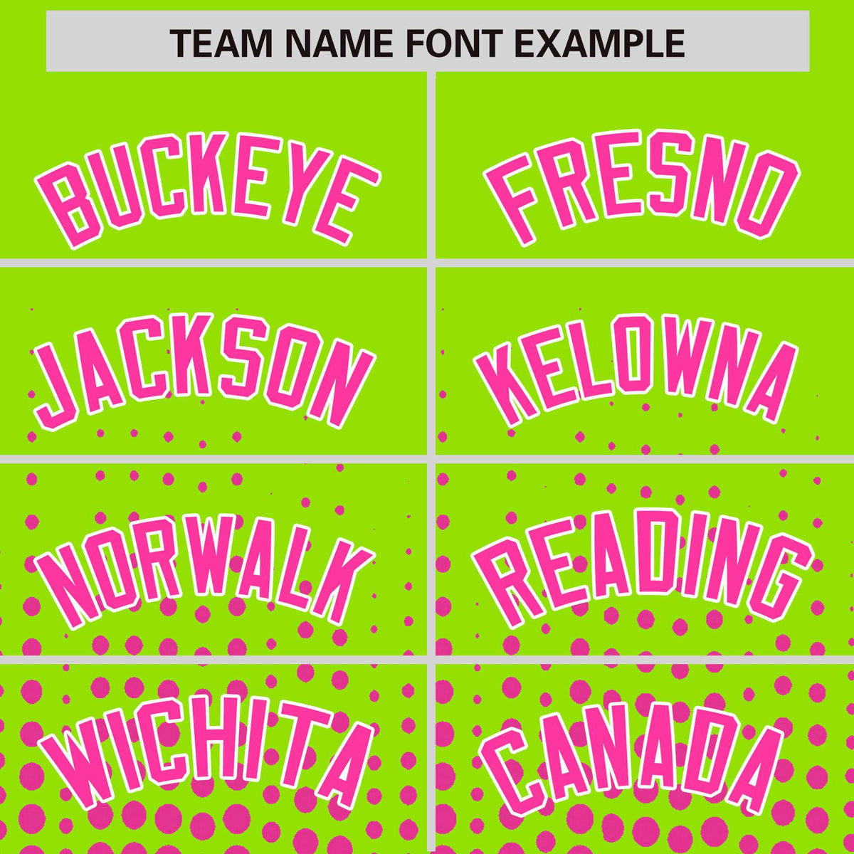 Custom Neon Green Pink Gradient Varsity Full-Snap Polka Dot Pattern Letterman Baseball Jacket