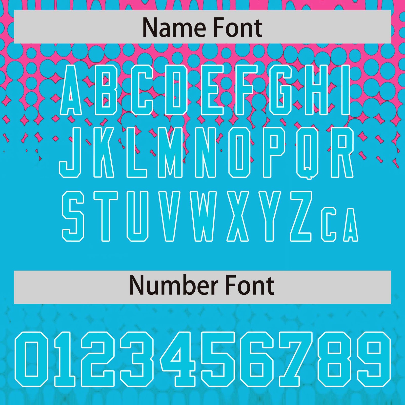 Custom Pink Sky Blue Gradient Varsity Full-Snap Polka Dot Pattern Letterman Baseball Jacket