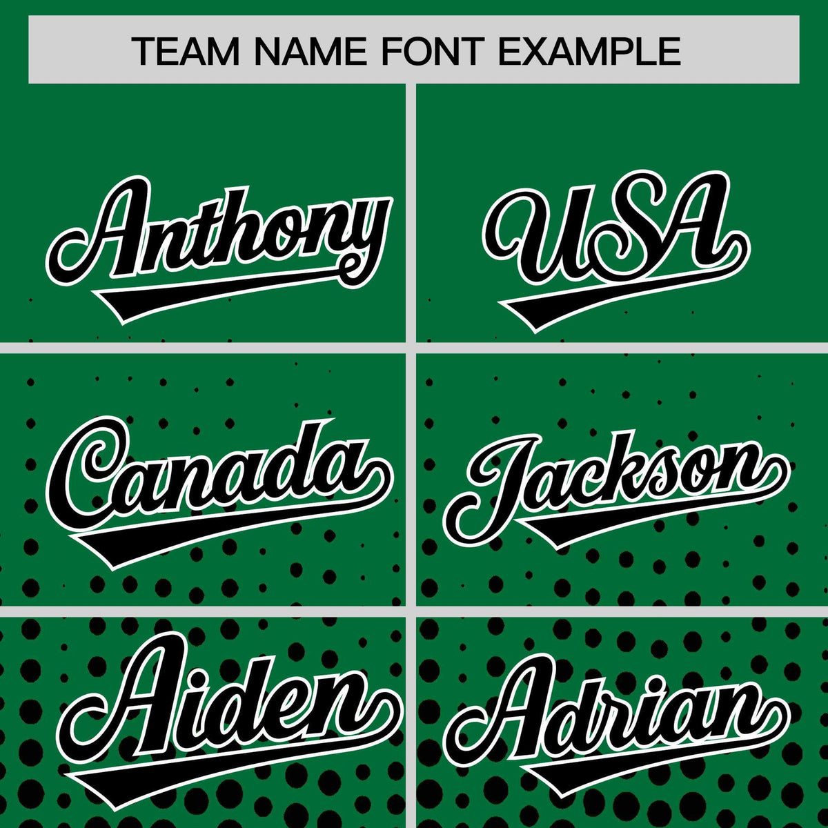 Custom Kelly Green Black Gradient Varsity Full-Snap Polka Dot Pattern Letterman Baseball Jacket