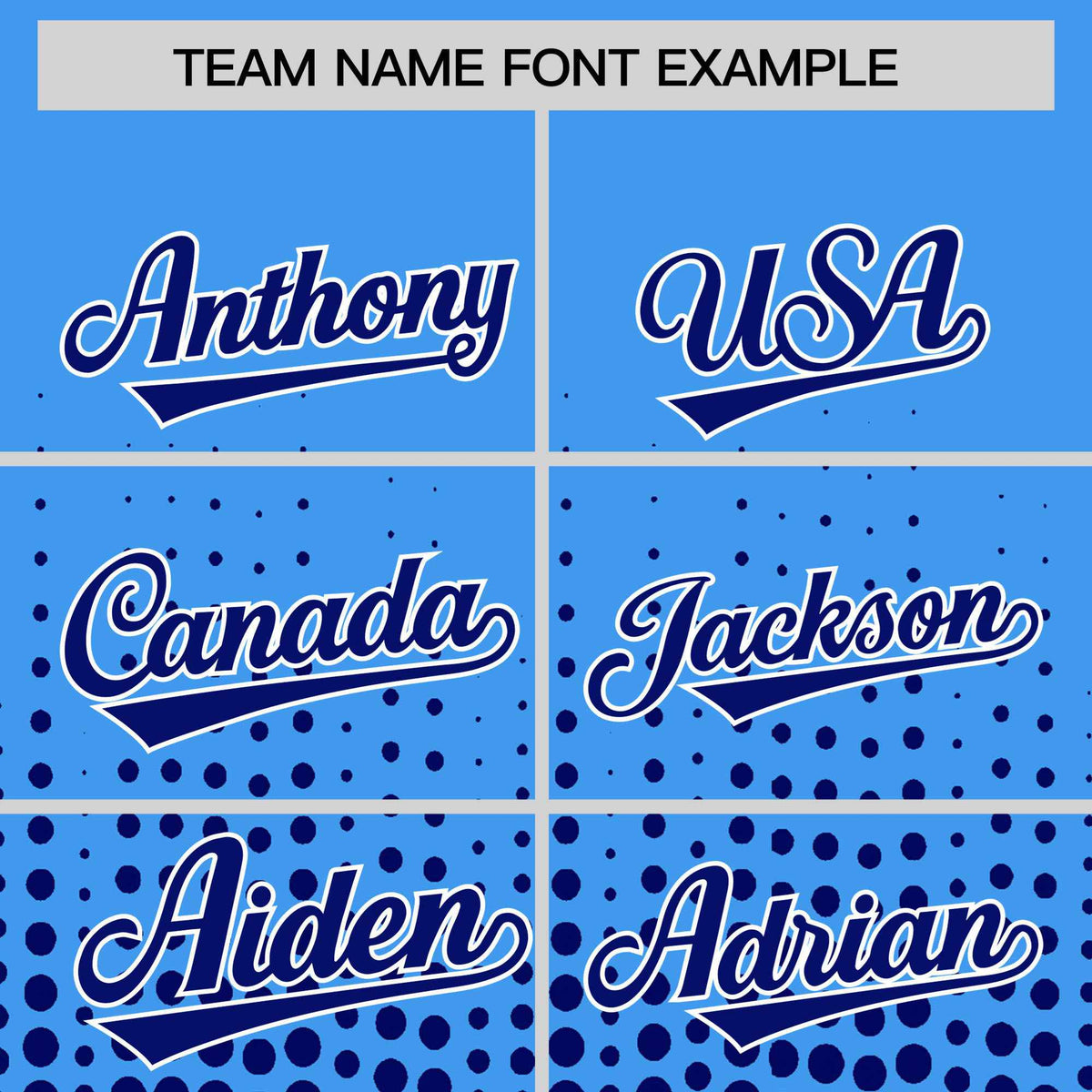 Custom Powder Blue Royal Blue Gradient Varsity Full-Snap Polka Dot Pattern Letterman Baseball Jacket